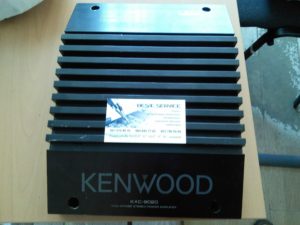 Усилитель Kenwood KAC-9020 - замена разъемов питания и линейного входа на современные