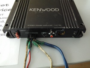 Kenwood KAC-721: Хрипит один канал